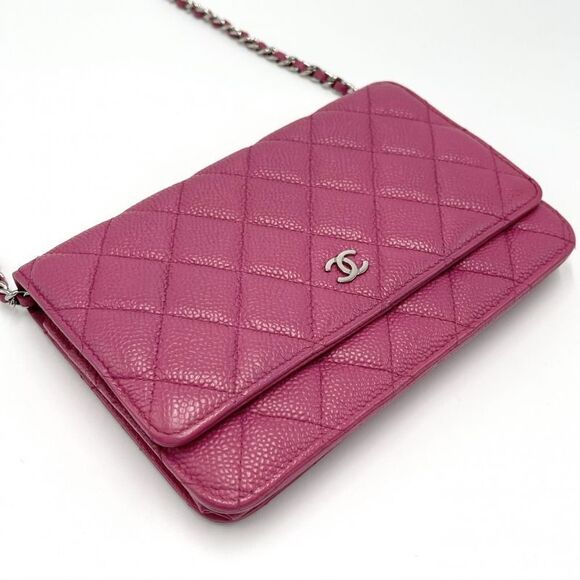 Chanel Chain Wallet Women's Shoulder Bag Coco Mark Crossbody Wallet Chanel - Picture 3 of 16